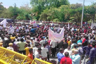 Bheel society protest in udaipur