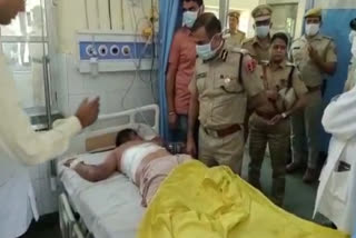 Policeman injured due to smoke gun while Mock drill for riot control in Bhilwara