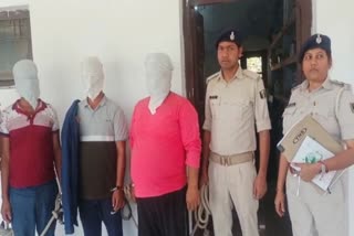 समस्तीपुर में पुलिस ने तीन अपराधी को किया गिरफ्तार