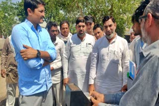 aftab ahmed inspected nuh anaj mandi