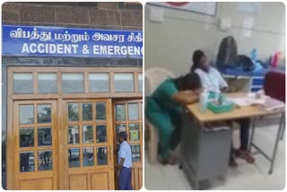 அவசர பிரிவில் தூங்கிக் கொண்டிருந்த மருத்துவர்