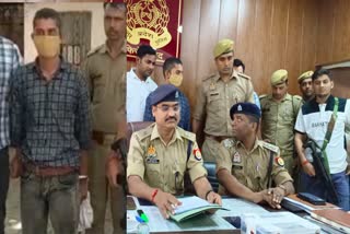 बदमाश फिरोजाबाद में मुठभेड़ में गिरफ्तार