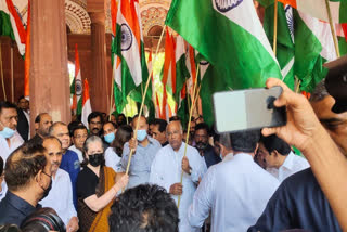 Etv Bharat Tiranga March from Parliament House to Vijay Chowk