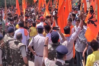 gwalior administration did not allow Hanuman rally