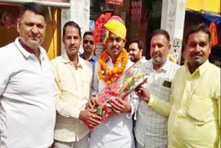 BJP MLC Jeevan Kumar reached temple