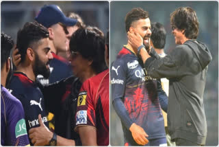 Pic of the day: Shah Rukh Khan and Virat Kohli in one frame, dance to Jhoome Jo Pathaan