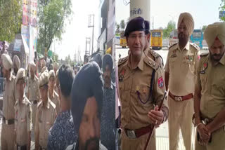 Police Flag March: Flag march taken out at Sri Anandpur Sahib in view of Baisakhi, appeal to stop rumours.