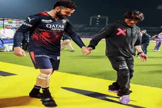 shahrukh khan teaches virat jhoome jo pathaan step