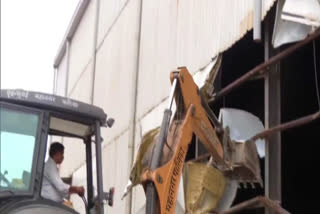 BMC bulldozes illegally built film studios in Mumbai