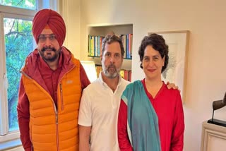 Sidhu With Rahul : જેલમાંથી છૂટ્યા બાદ સિદ્ધુ રાહુલને મળ્યા, કહ્યું તે ન તો એક ઈંચ પીછેહટ કરી છે અને ન તો કરશે