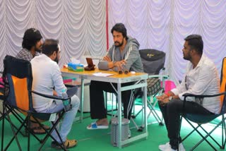 Sudeep entry to Usire Usire shooting set