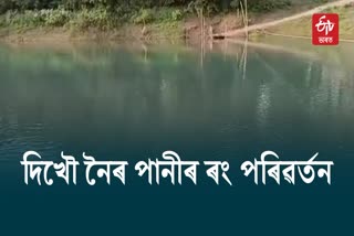 Dikhow River pollution