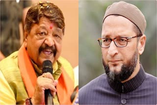 kailash vijayvargiya statement on Asaduddin Owaisi