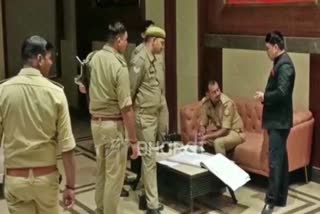 baggage of minister-tej-pratap-yadavs close friends thrown-out -from-the-hotel-in-varanasi