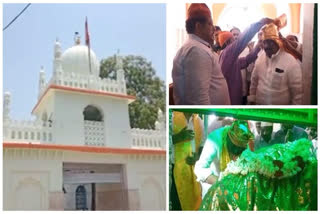 Ex home minister visited Padda Dargah