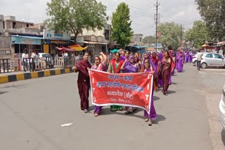 asha usha strike in neemuch