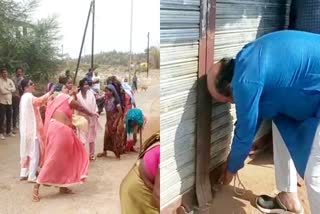 Jabalpur women pelted stones liquor shop