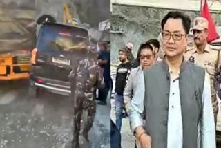 Kiren Rijiju's car meets with accident in J&K, minister safe