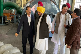 Inspection of Shanan Power House by Power Minister Harbhajan Singh ETO