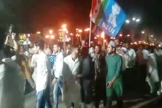 Mandla NSUI took out torch procession