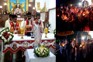 easter celebration today  easter  christian celebrating easter  ഈസ്റ്റർ  ഈസ്റ്റർ ദിനം  ഈസ്റ്റർ ദിനം  ഉയർത്തെഴുന്നേൽപ്പ്  ഇടുക്കി ഈസ്റ്റർ  ഇടുക്കി രൂപത മെത്രാൻ  ഇടുക്കി രൂപത മെത്രാൻ മാർ ജോൺ നെല്ലിക്കുന്നേൽ  പാതിരാ കുർബാന  ഈസ്റ്റർ പാതിരാ കുർബാന  തിരുക്കർമ്മങ്ങൾ ഈസ്റ്റർ