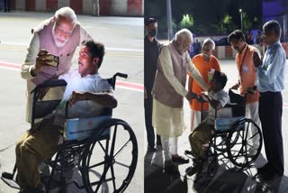 PM મોદીએ ચેન્નાઈમાં દિવ્યાંગ બીજેપી કાર્યકર સાથે લીધી સેલ્ફી કહ્યું, તમે એક પ્રેરણા છો