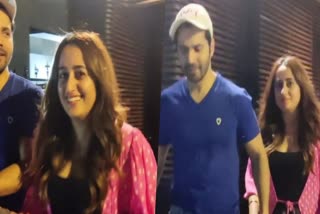 Amid pregnancy rumours, Varun Dhawan takes wife Natasha Dalal out on dinner date