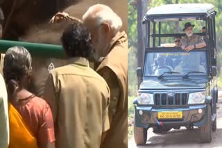 PM Modi visits Bandipur Tiger Reserve and Theppakadu elephant camp