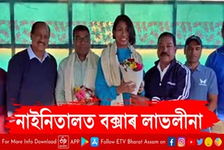 Boxer Lovlina Borgohain in Nainital