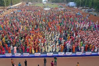 walkathon in saree