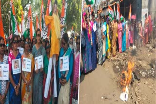 TMC women wing protest