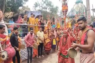 jhamu yatra celebration in jagatsinghpur