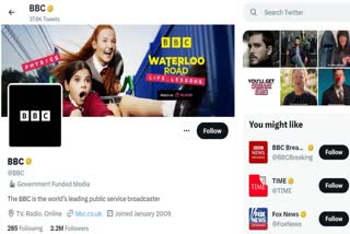 BBC Twitter label controversy