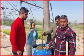 Divyang farmer Raman Kumar doing natural farming