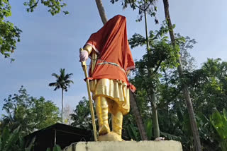 In Kanyakumari Veer Shivaji idol was vandalised by miscreants police engaged in security to prevent any untoward incident