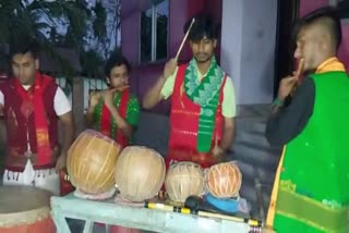 Preparation for Rangali Bihu in Kaliabor