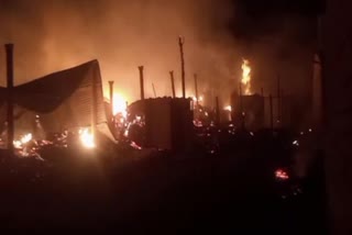 मुंगेर में शॉर्ट सर्किट से घर में लगी आग