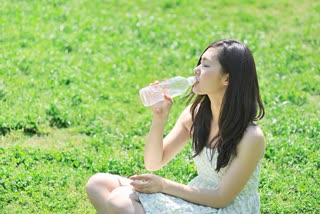 Woman Drinking Water