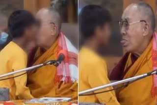 Dalai Lama video : દલાઈ લામાનો વાંધાજનક વીડિયો થયો વાયરલ, લોકોમાં રોષ