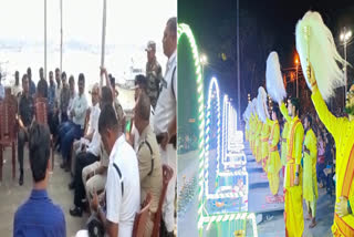 Army Meeting on Ganga Arati ETV BHARAT
