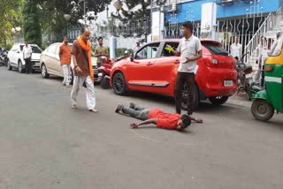 BJP Protest in Bidhannagar