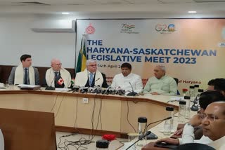 Haryana and Canadian Legislative Assembly delegation Meeting in Chandigarh