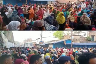 مسلم محلوں میں پولیس کی چھاپہ ماری کے خلاف خواتین کا احتجاج