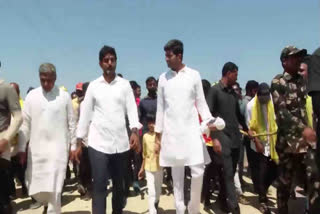 Notices To Nara Lokesh In YuvaGalam Padayatra