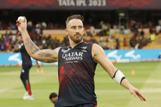 RCB CAPTAIN FAF DU PLESSIS FINED 12 LAKHS FOR SLOW OVER RATE IN IPL 2023 15TH MATCH LSG VS RCB ON FIELD PENALTY