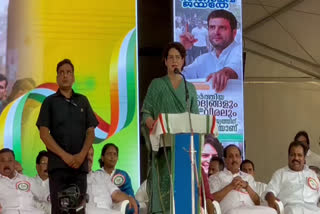 rahul gandhis wayanad event  priyanka gandhi statement  പ്രിയങ്ക ഗാന്ധി  രാഹുല്‍ ഗാന്ധി  വയനാട് ഇന്നത്തെ വാര്‍ത്ത