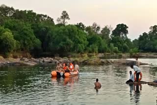 Father and son drowned in water