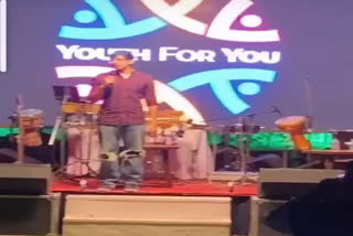 Comedian Yash Rathi attending an event in Deheradun