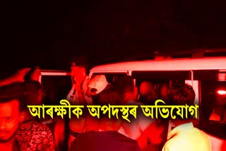 Public attack on police van in Nagaon