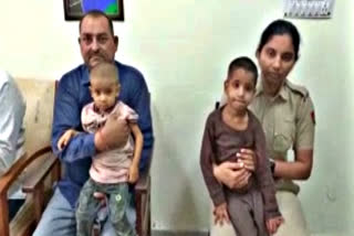 father absconding leaving two girl in sonipat